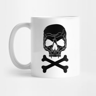 Vampire Skull, Crossbones Mug